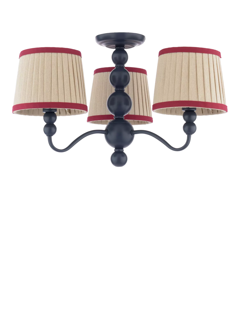 Joules Harewood semi flush ceiling light navy blue - British product