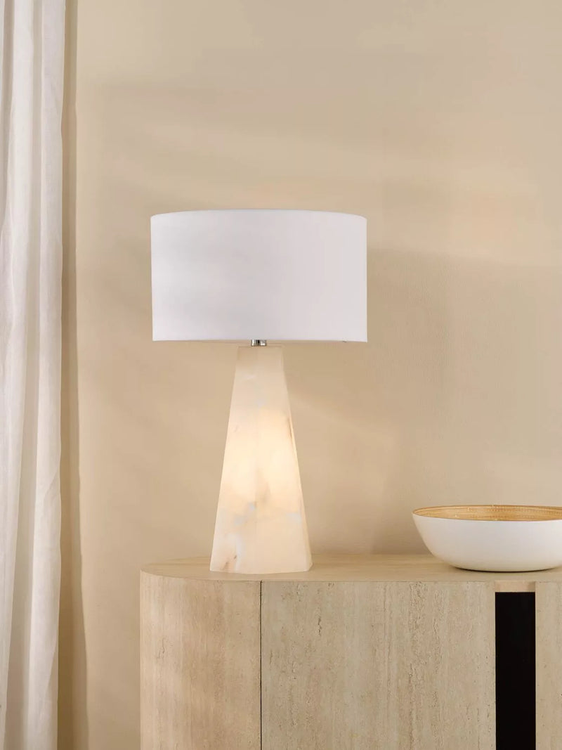 Där Paget alabaster lamp base - British product