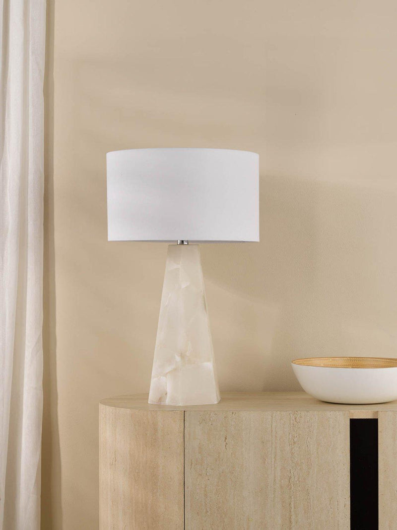 Där Paget alabaster lamp base - British product