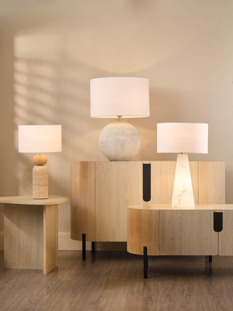 Där Paget alabaster lamp base - British product