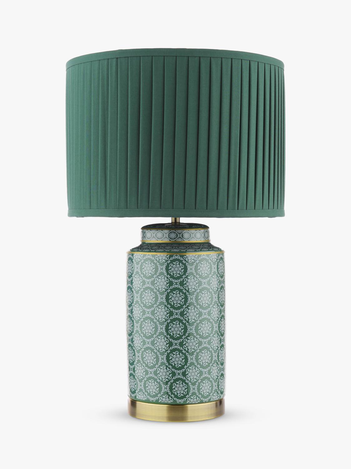 Laura Ashley Knipton table lamp green ceramic base (British brand)