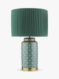 Laura Ashley Knipton table lamp green ceramic base (British brand)