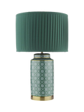 Laura Ashley Knipton table lamp green ceramic base (British brand)
