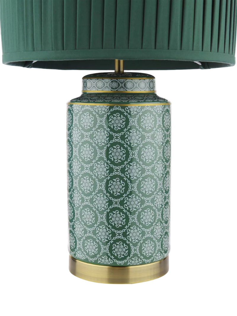 Laura Ashley Knipton table lamp green ceramic base (British brand)