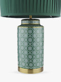 Laura Ashley Knipton table lamp green ceramic base (British brand)