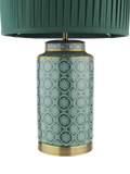Laura Ashley Knipton table lamp green ceramic base (British brand)