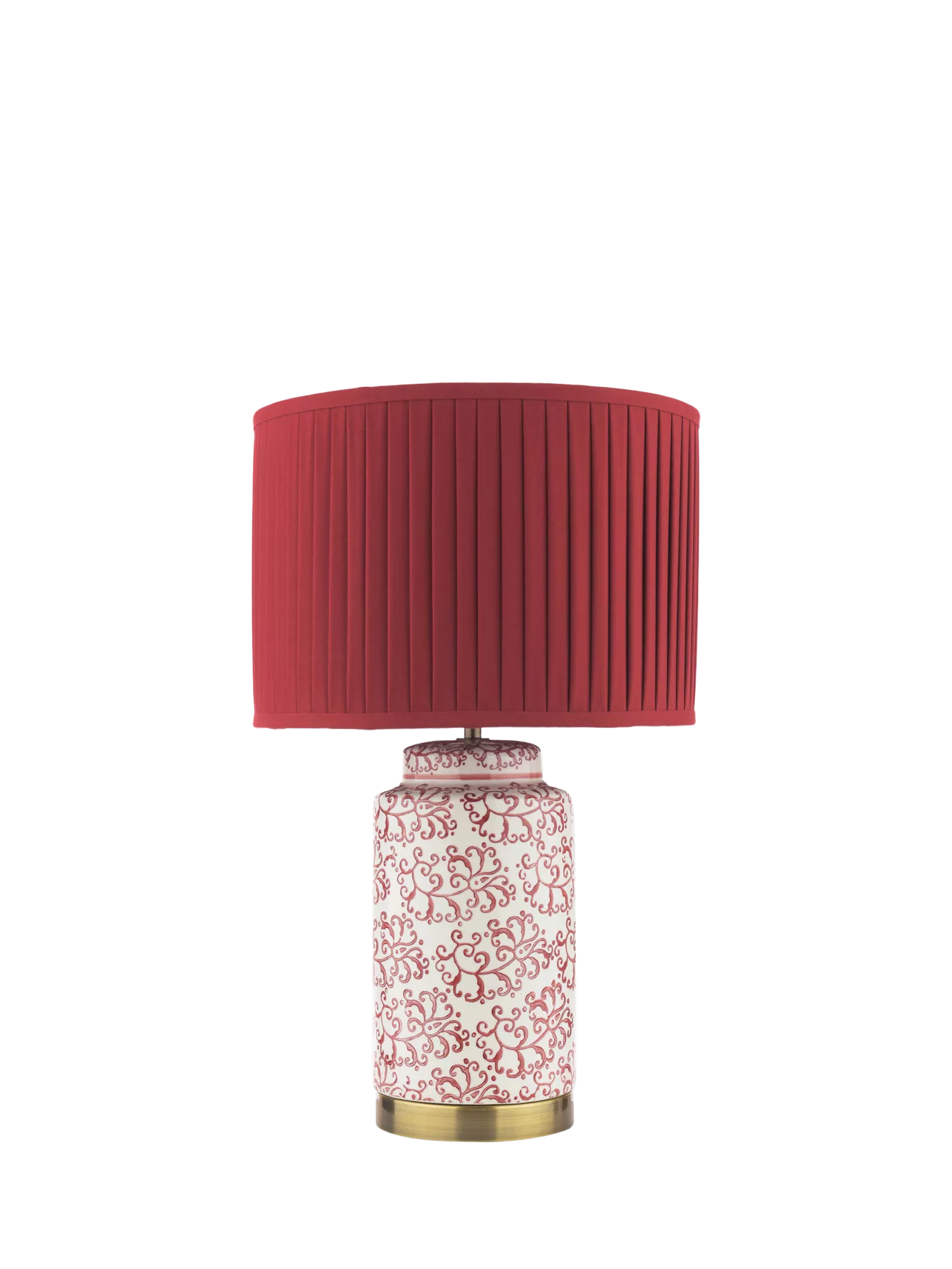 Laura Ashley Knipton table lamp ruby ceramic base, UK version