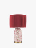 Laura Ashley Knipton table lamp ruby ceramic base, UK version