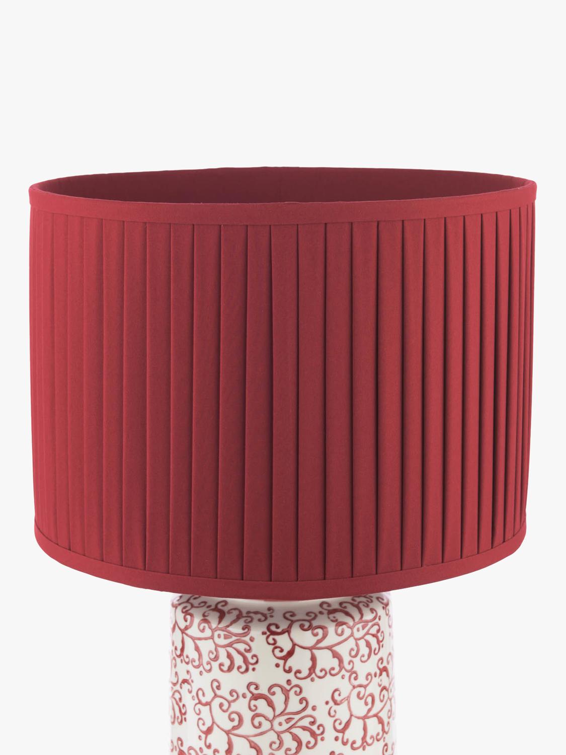 Laura Ashley Knipton table lamp ruby ceramic base, UK version