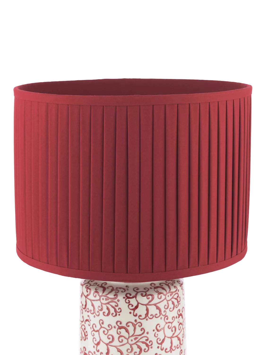 Laura Ashley Knipton table lamp ruby ceramic base, UK version