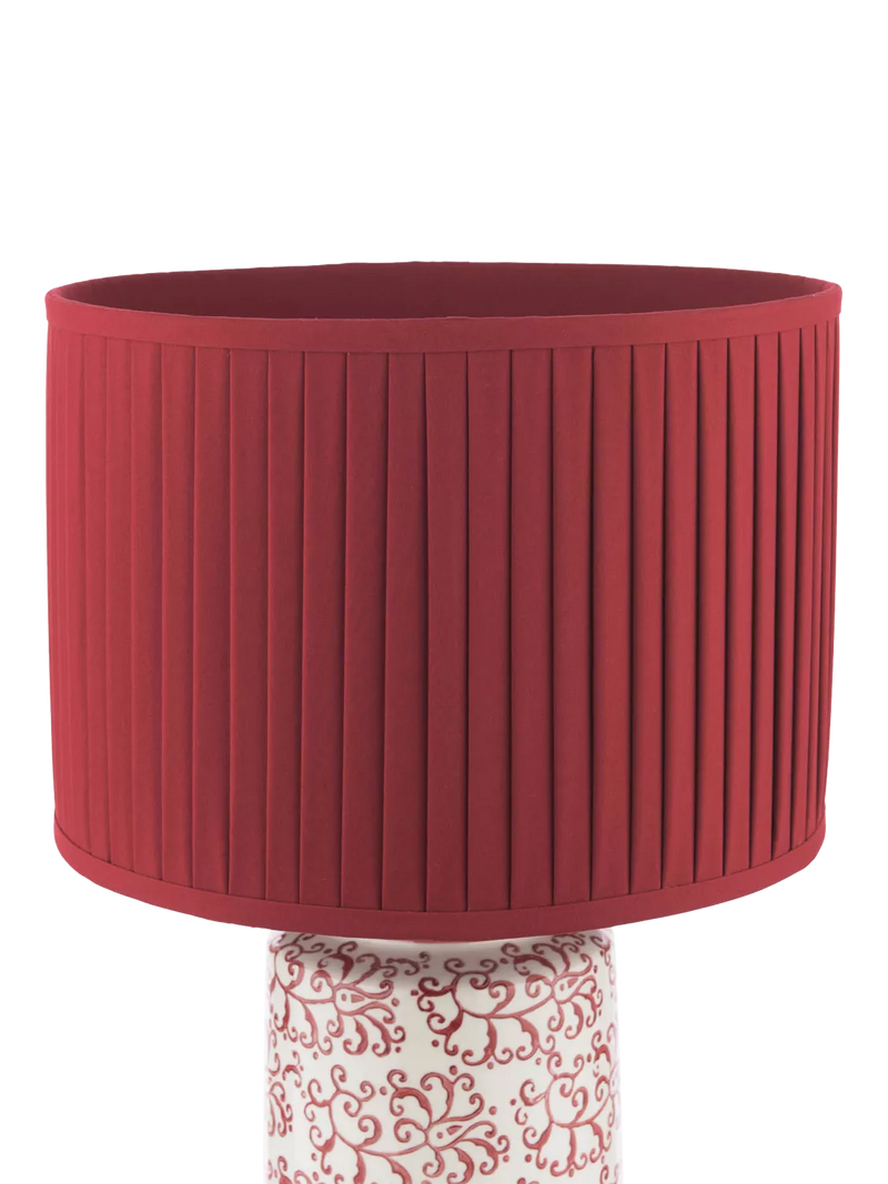 Laura Ashley Knipton table lamp ruby ceramic base, UK version