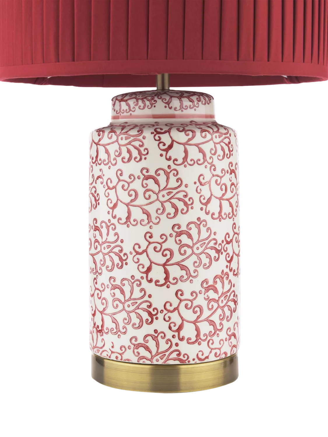 Laura Ashley Knipton table lamp ruby ceramic base, UK version