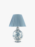 Laura Ashley blue floral ceramic table lamp, imported from the UK