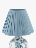 Laura Ashley blue floral ceramic table lamp, imported from the UK