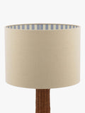 Joules Portree woven rattan table lamp natural finish, UK version