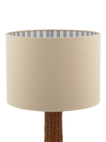 Joules Portree woven rattan table lamp natural finish, UK version