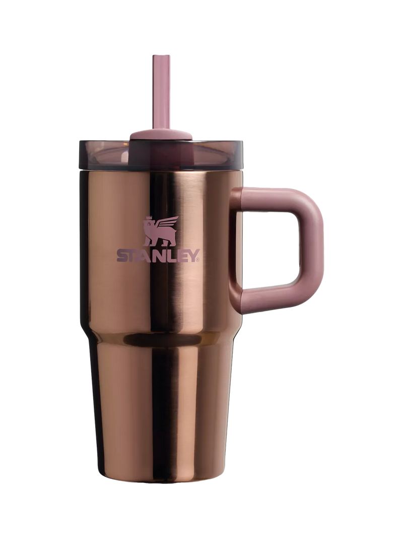 Stanley tumbler FlowState 600ml polished rose gold, imported from the UK