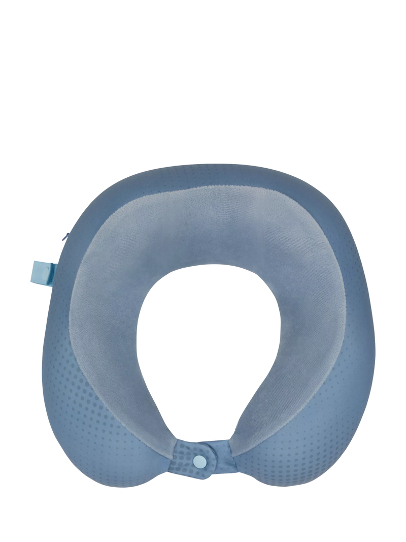 American Tourister memory foam travel neck pillow stone blue (British brand)