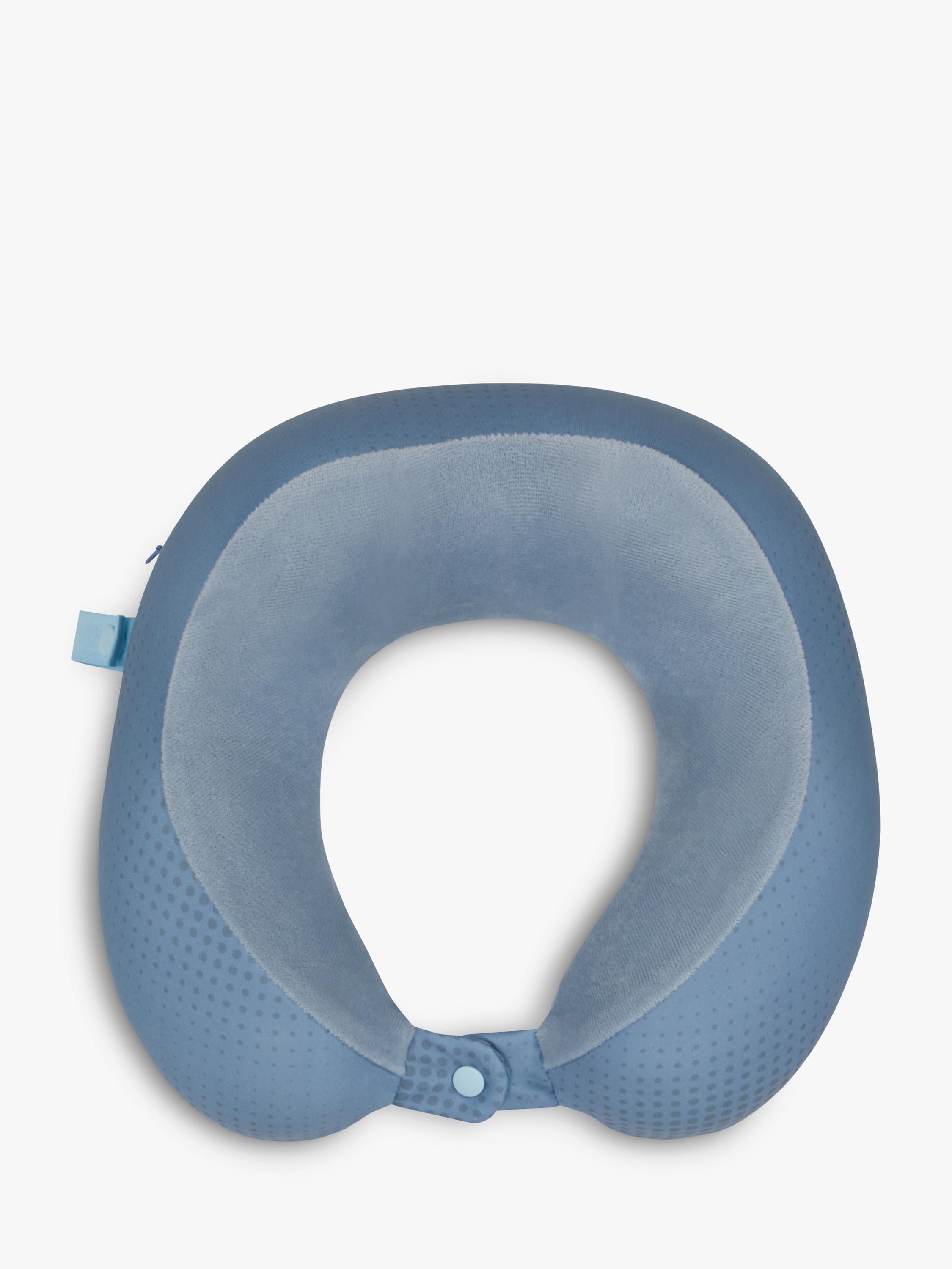 American Tourister memory foam travel neck pillow stone blue (British brand)