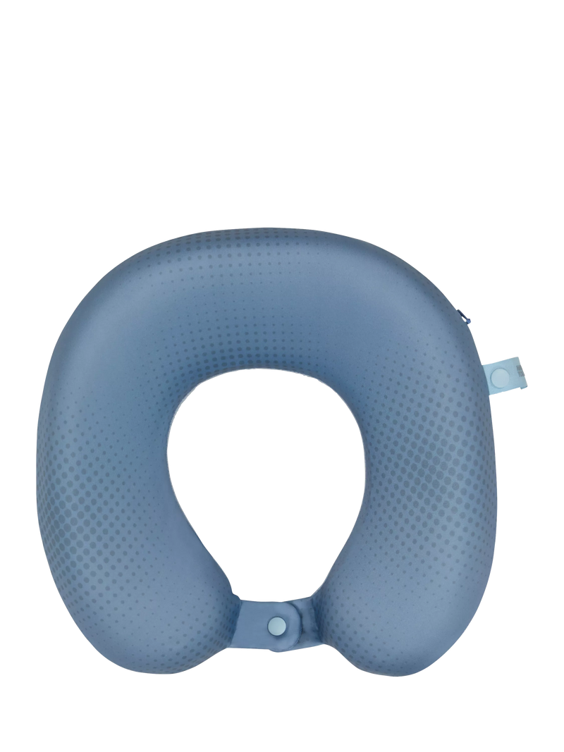 American Tourister memory foam travel neck pillow stone blue (British brand)