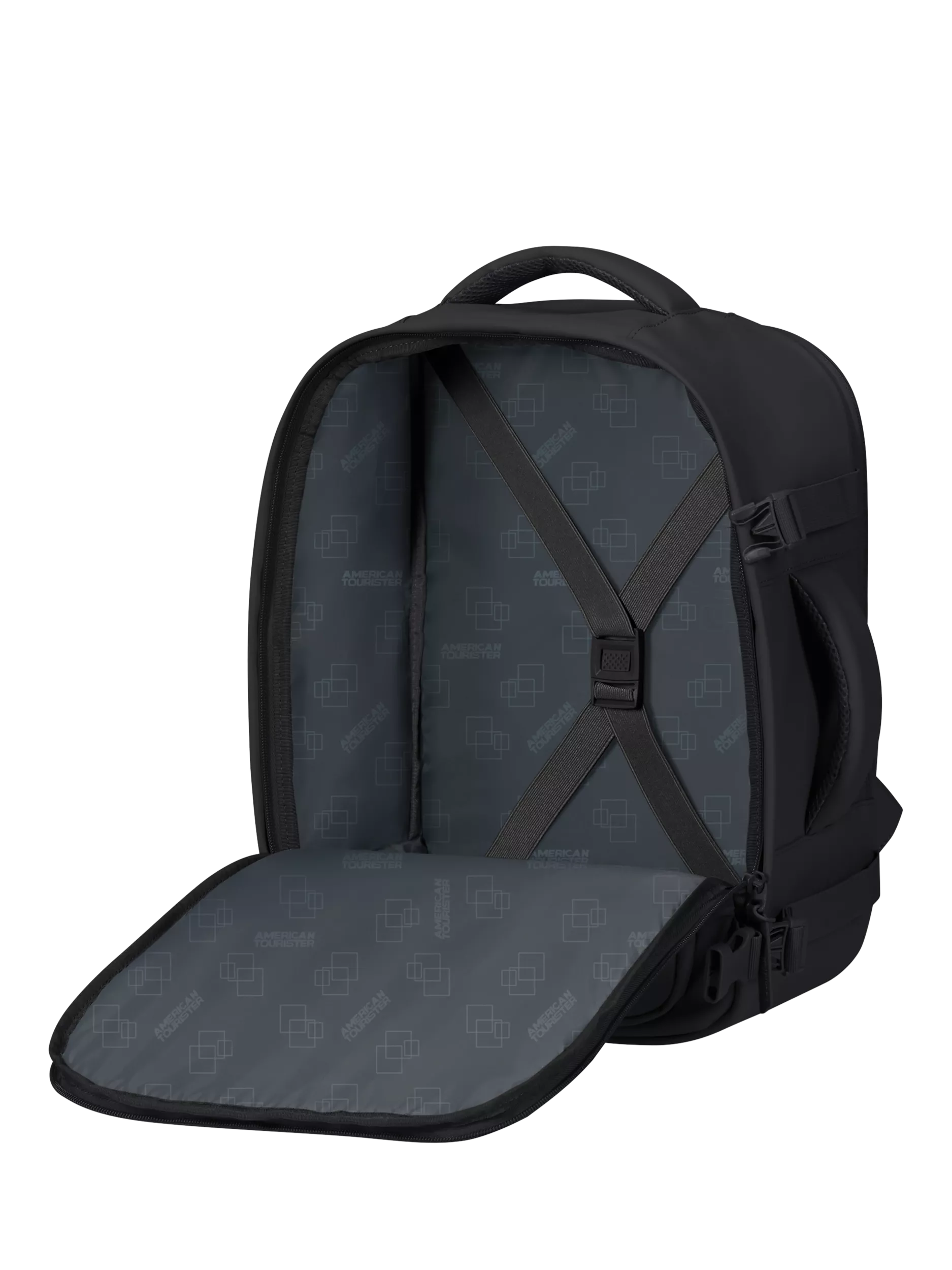 American Tourister cabin backpack 26.5L black - British product