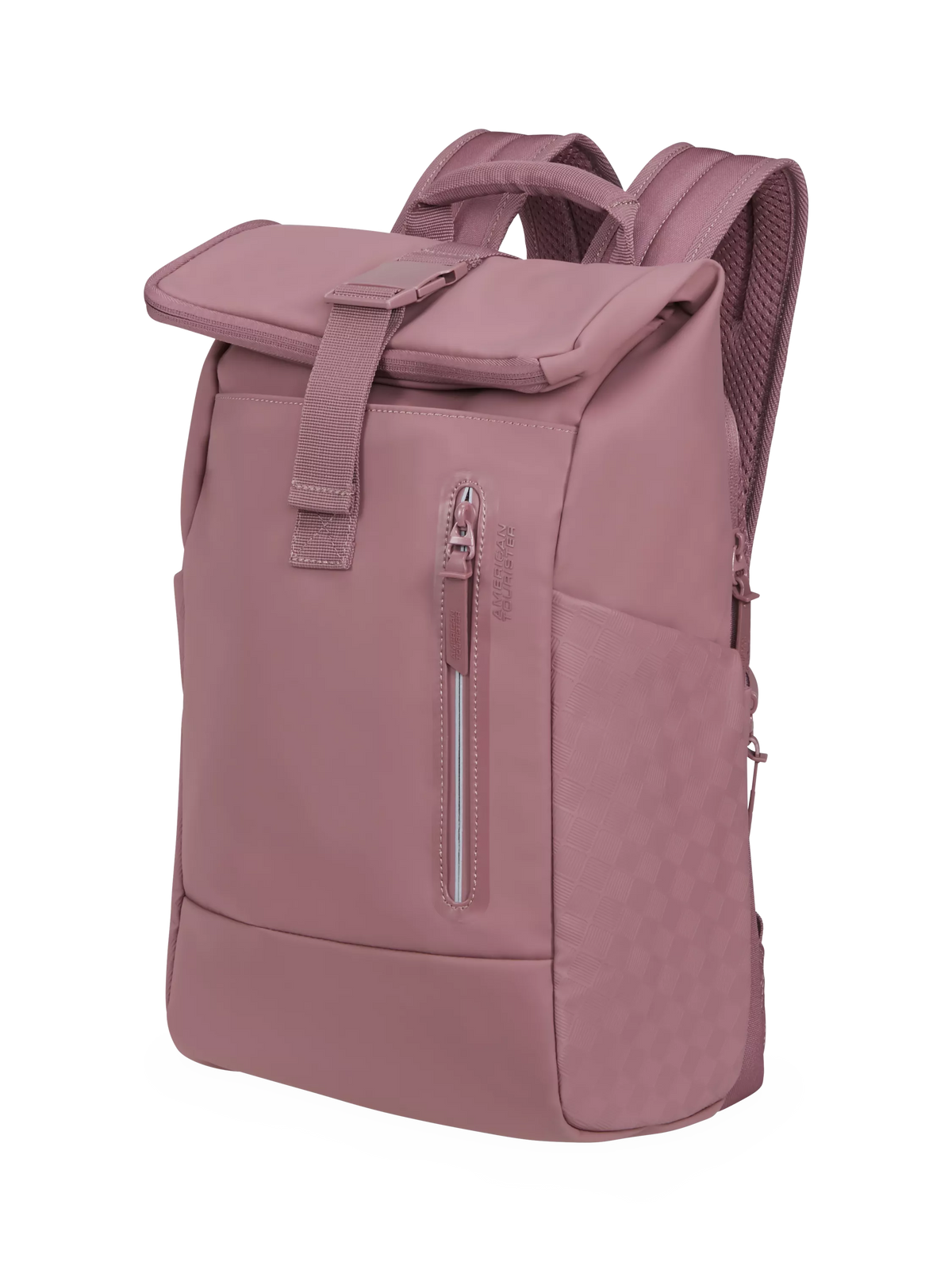 American Tourister roll top backpack mauve 22.5L, imported from the UK