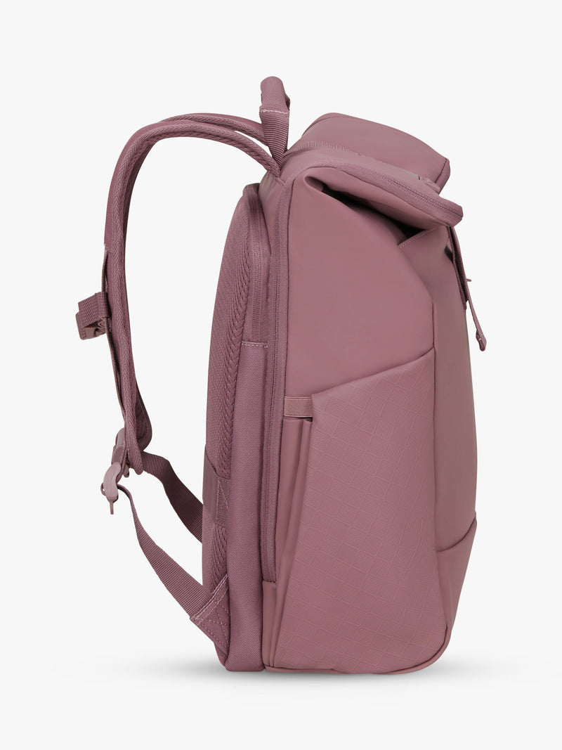 American Tourister roll top backpack mauve 22.5L, imported from the UK