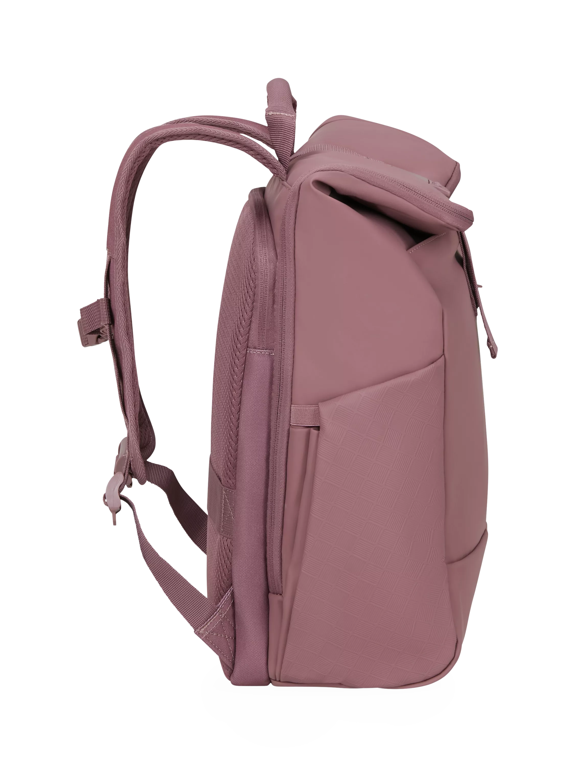 American Tourister roll top backpack mauve 22.5L, imported from the UK