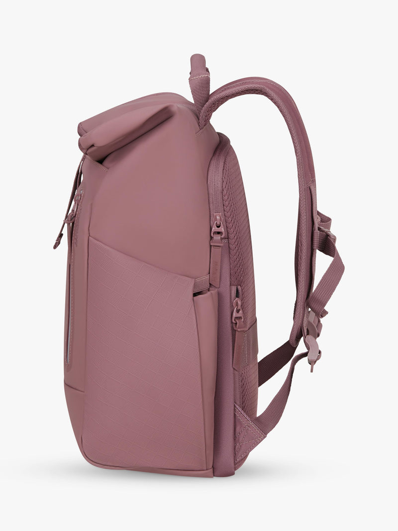 American Tourister roll top backpack mauve 22.5L, imported from the UK