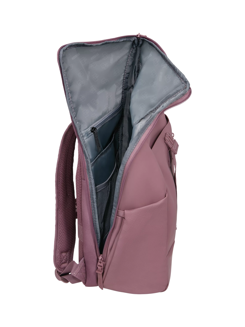 American Tourister roll top backpack mauve 22.5L, imported from the UK