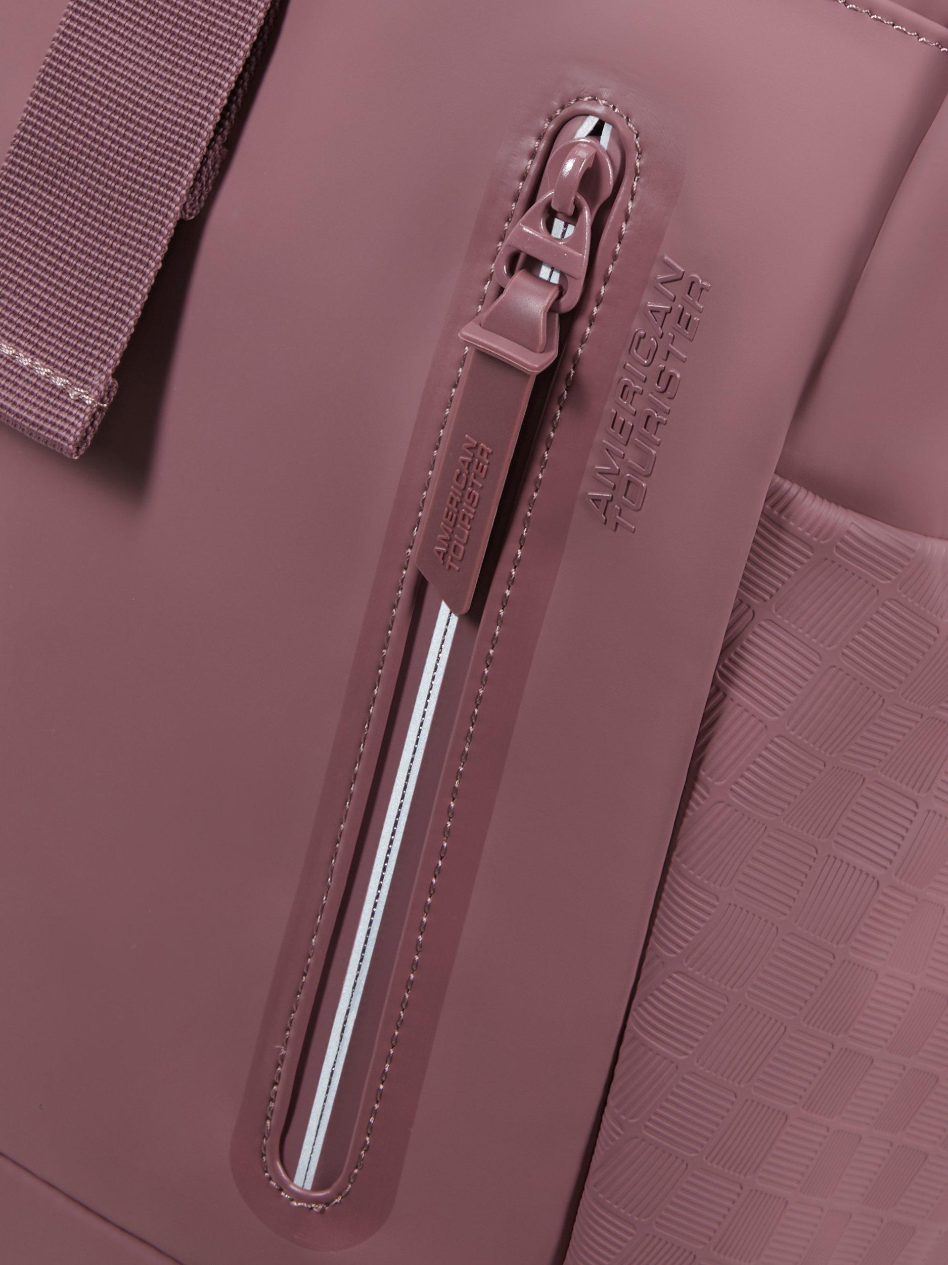American Tourister roll top backpack mauve 22.5L, imported from the UK