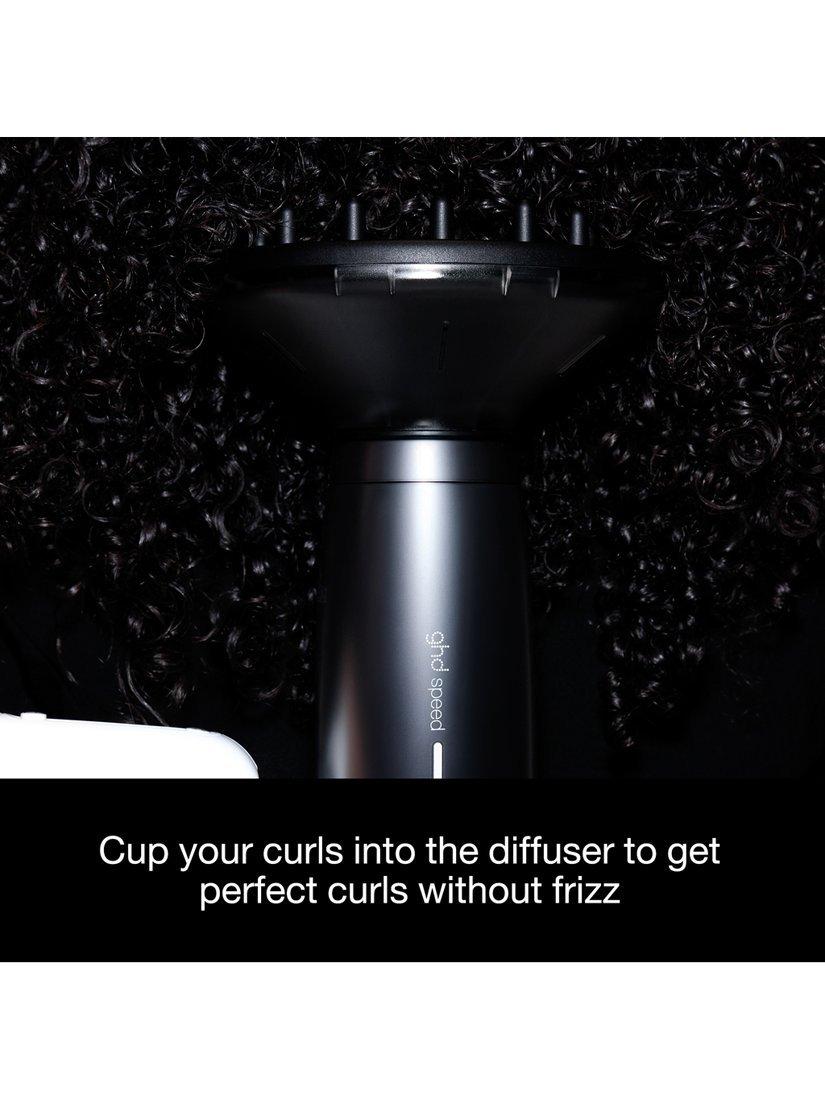 ghd curly hair diffuser black - British product