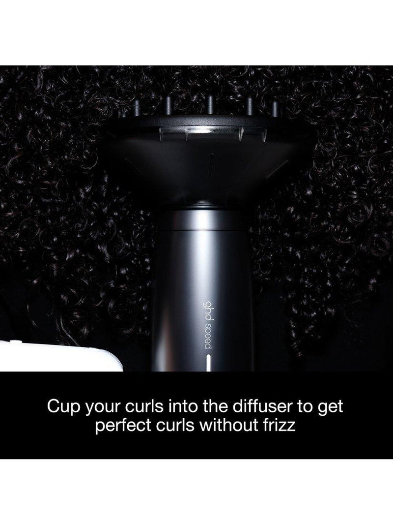 ghd curly hair diffuser black - British product