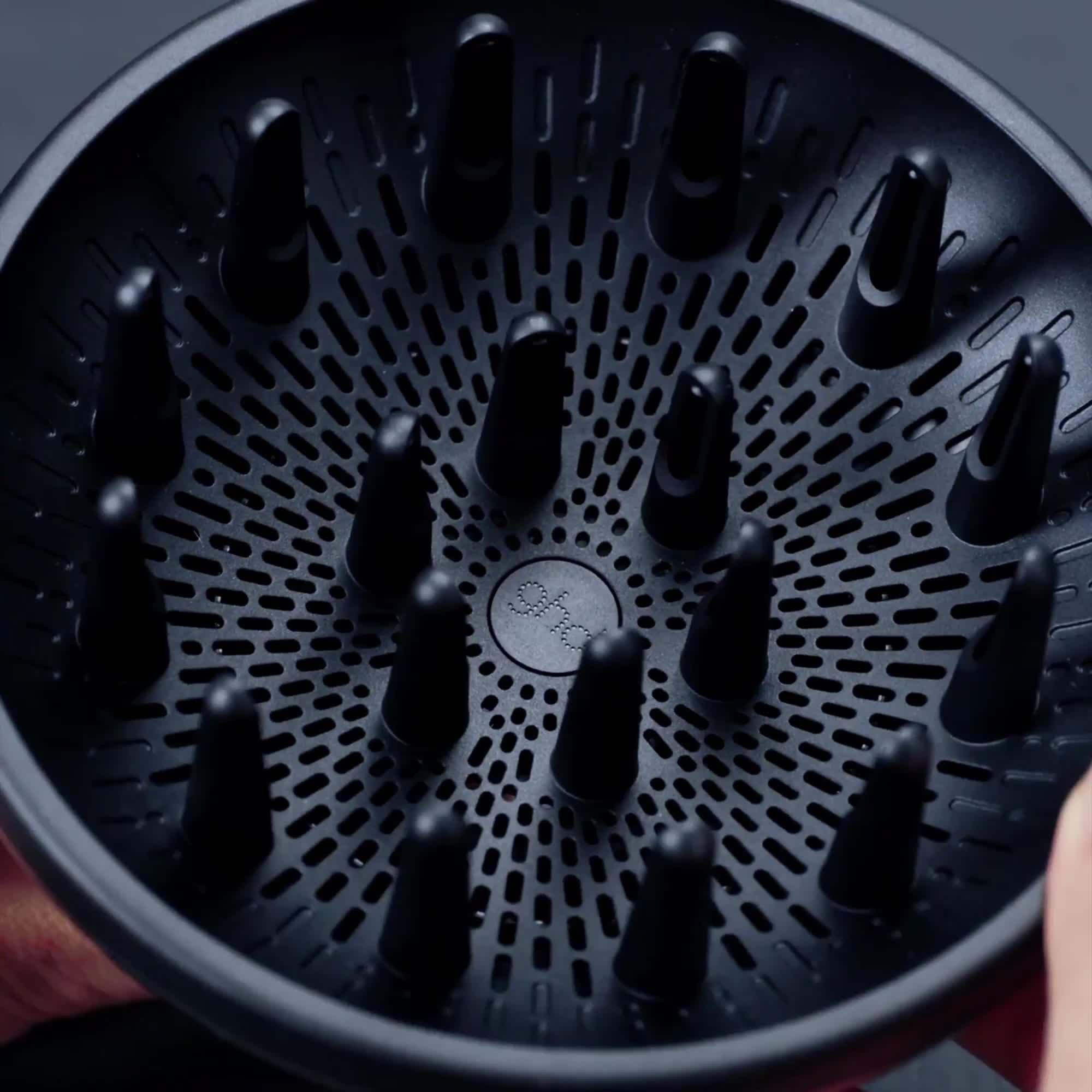 ghd curly hair diffuser black - British product