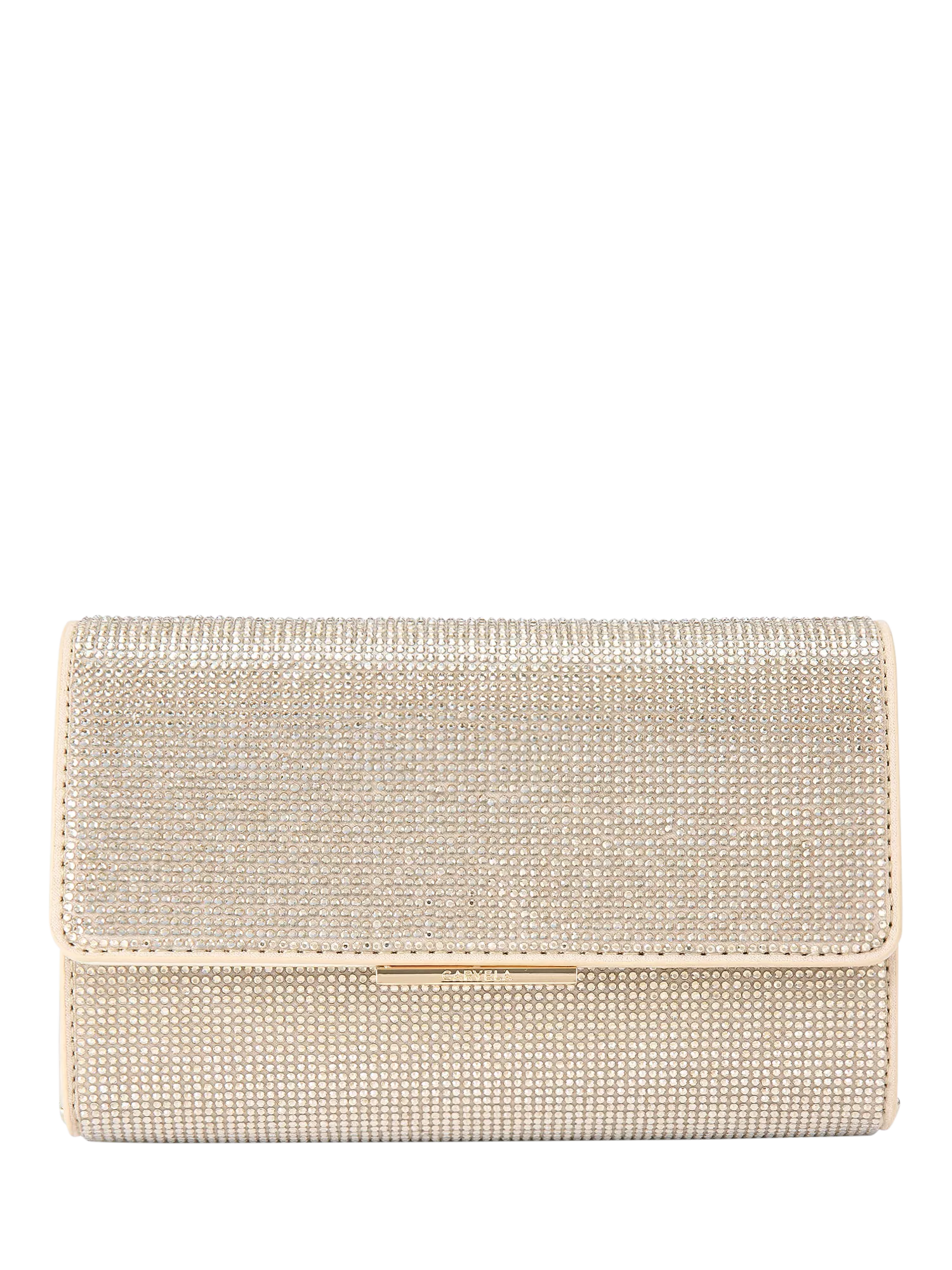 Carvela gold embellished clutch bag - British product