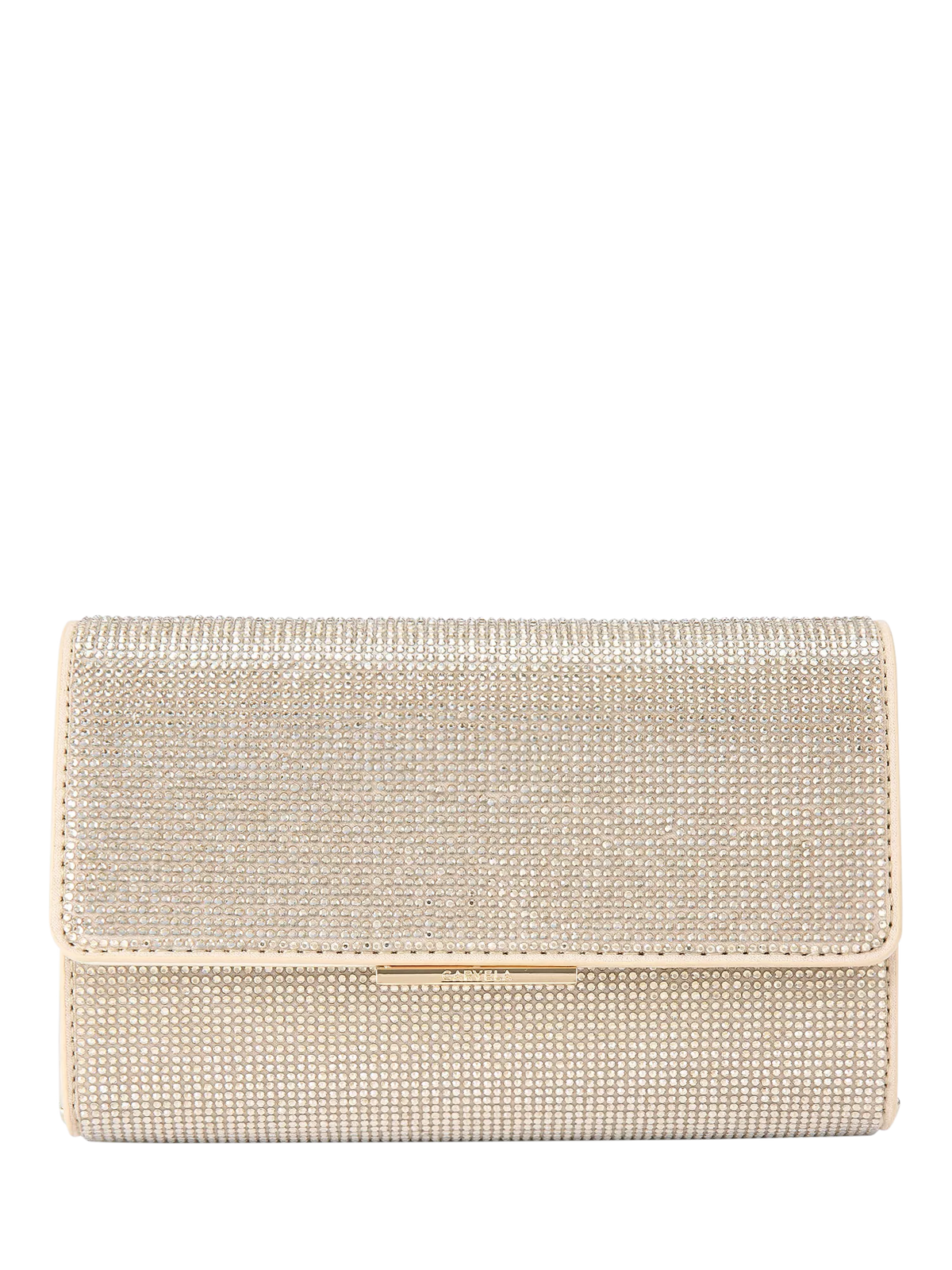 Carvela gold embellished clutch bag - British product