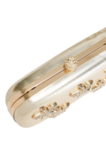 Carvela gold clutch bag with crystal starfish embellishments - British product