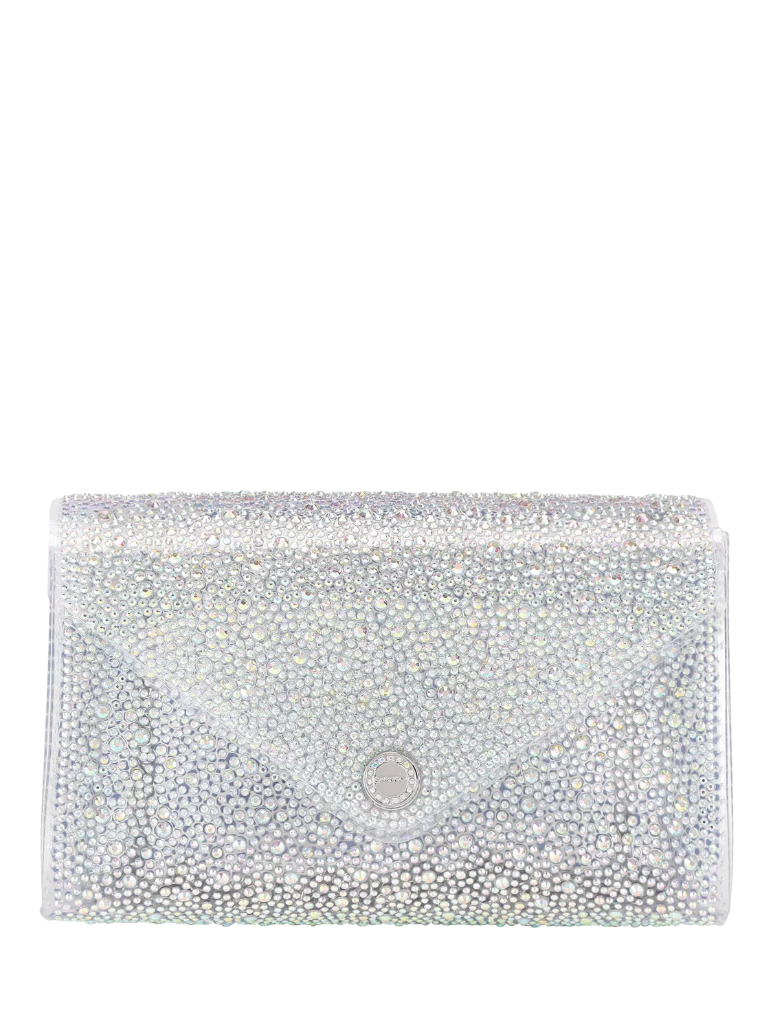Carvela Positano Vinyl Embellished Clutch Bag