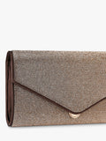 Carvela spiral envelope clutch bag with chain strap and mirror (British brand)
