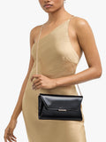 Carvela Spirit patent clutch evening bag - British product
