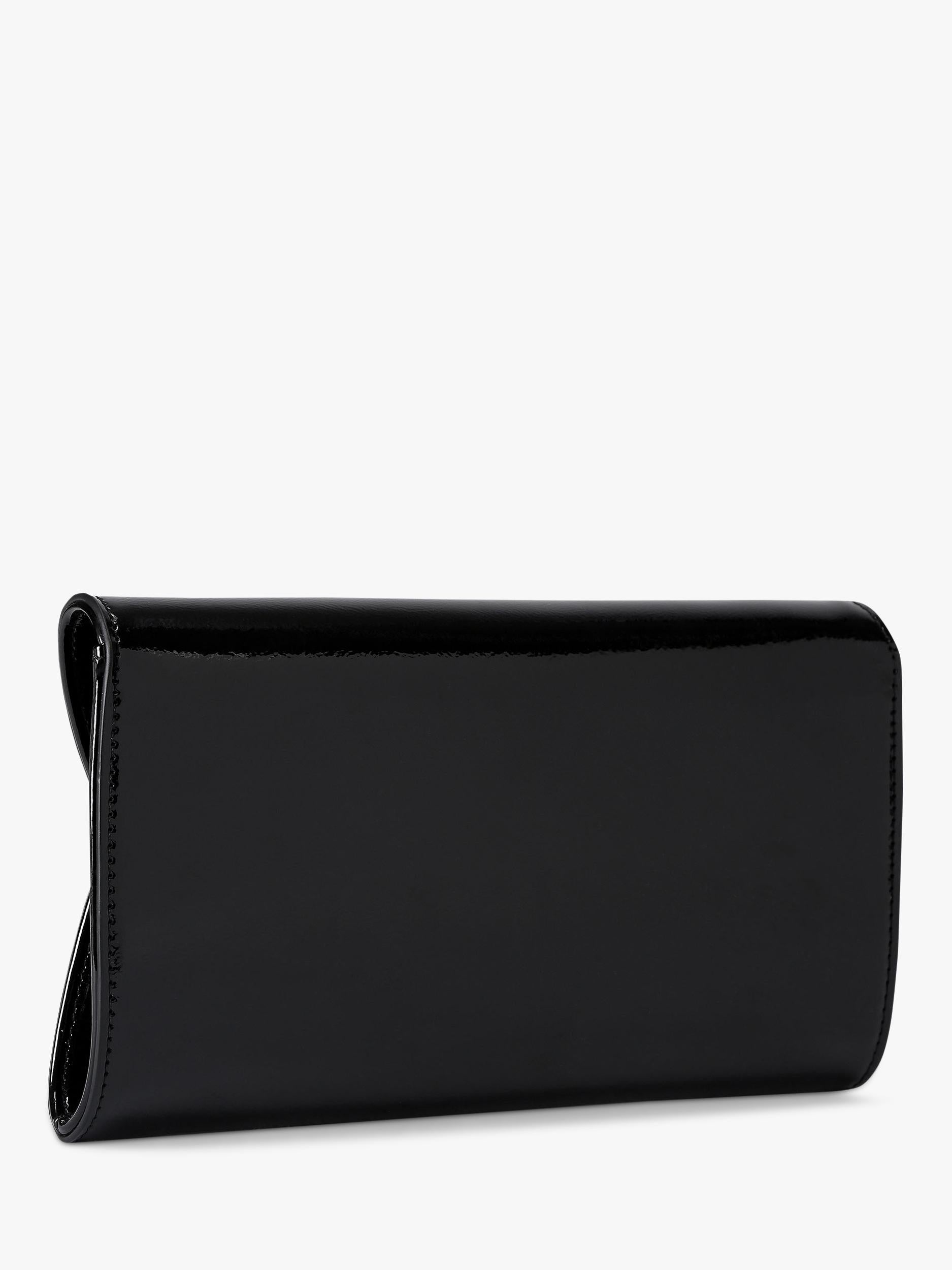 Carvela Spirit patent clutch evening bag - British product