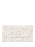 Carvela Spirit Daisy Embroidered Clutch Bag, White