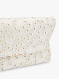 Carvela white daisy embroidered clutch bag (British brand)
