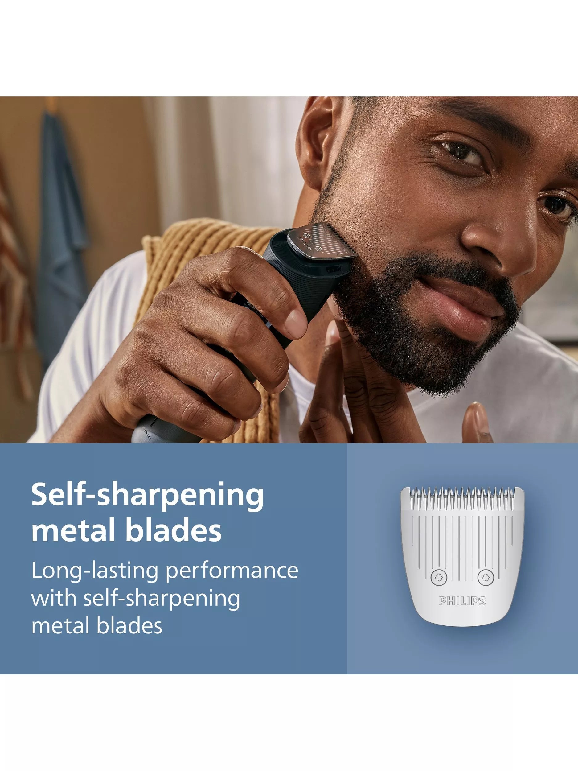 Philips 5000 series beard trimmer, imported from the UK