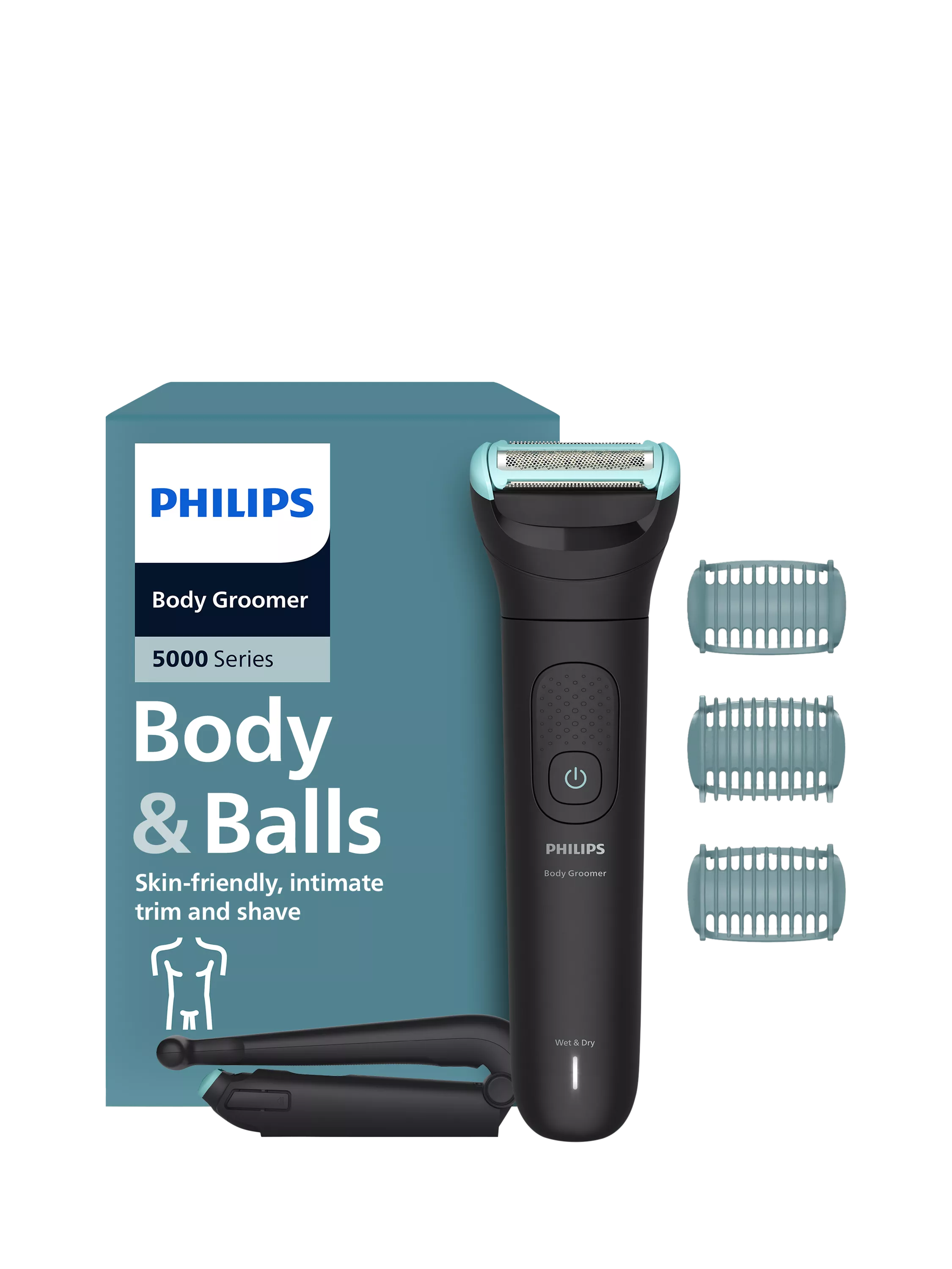 Philips BodyGroom 5000 body groomer black, UK version