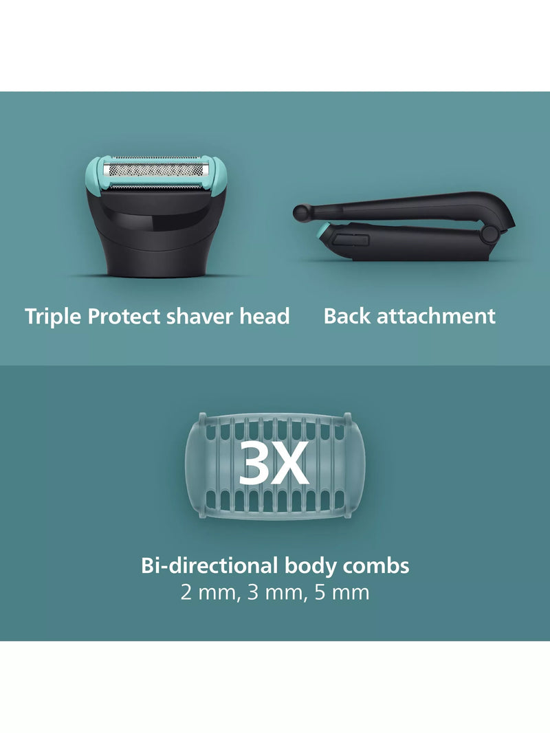 Philips BodyGroom 5000 body groomer black, UK version