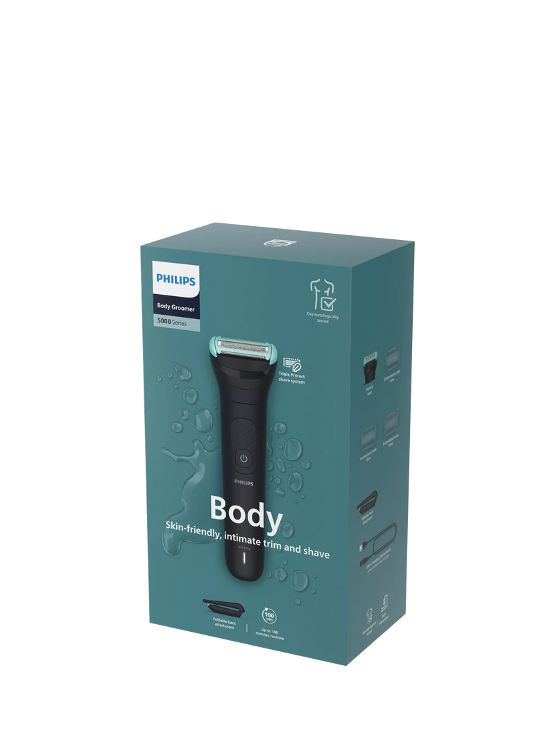 Philips BodyGroom 5000 body groomer black, UK version