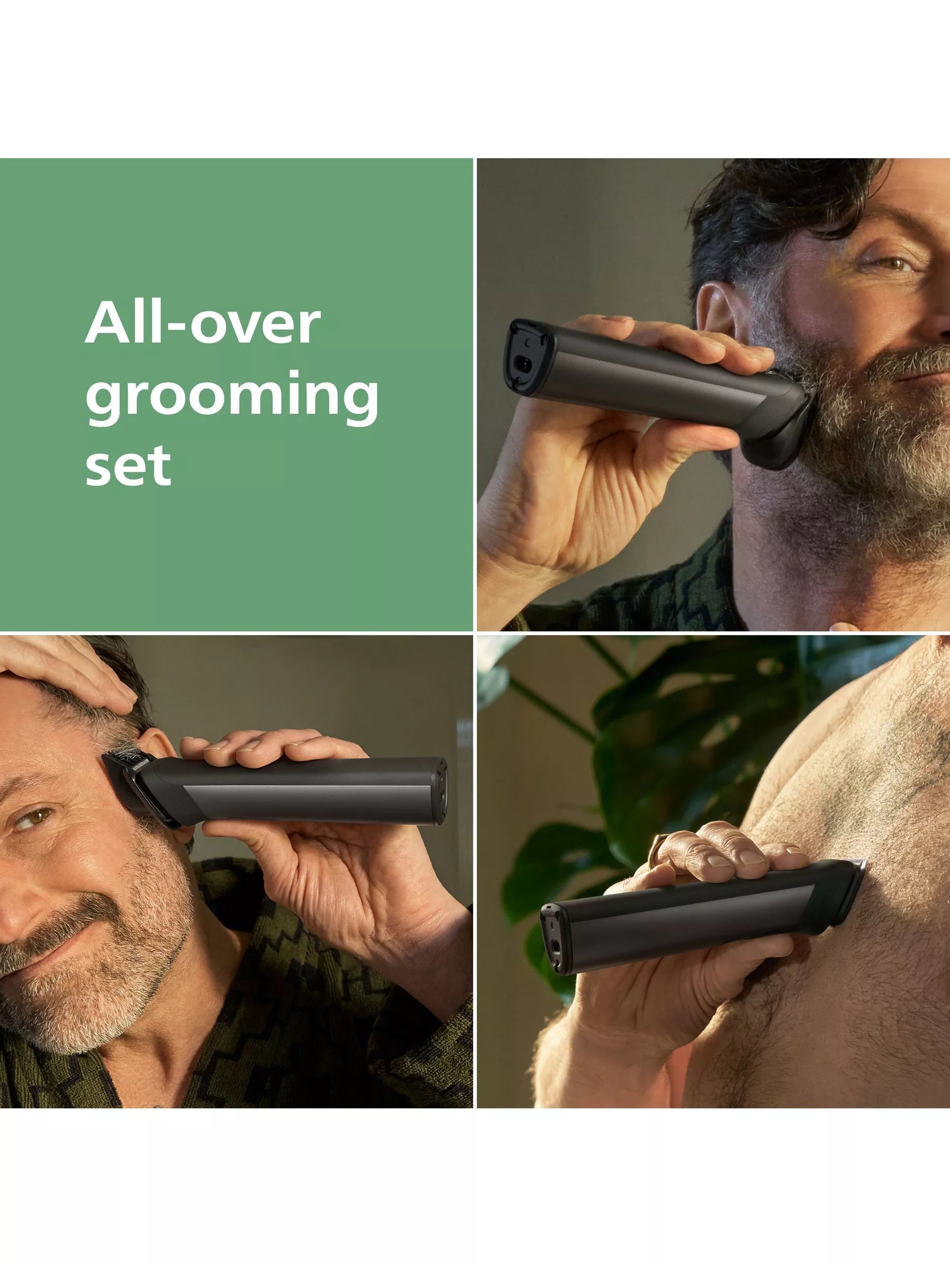 Philips 9000 Multigroom 15-in-1 trimmer in grey, UK version