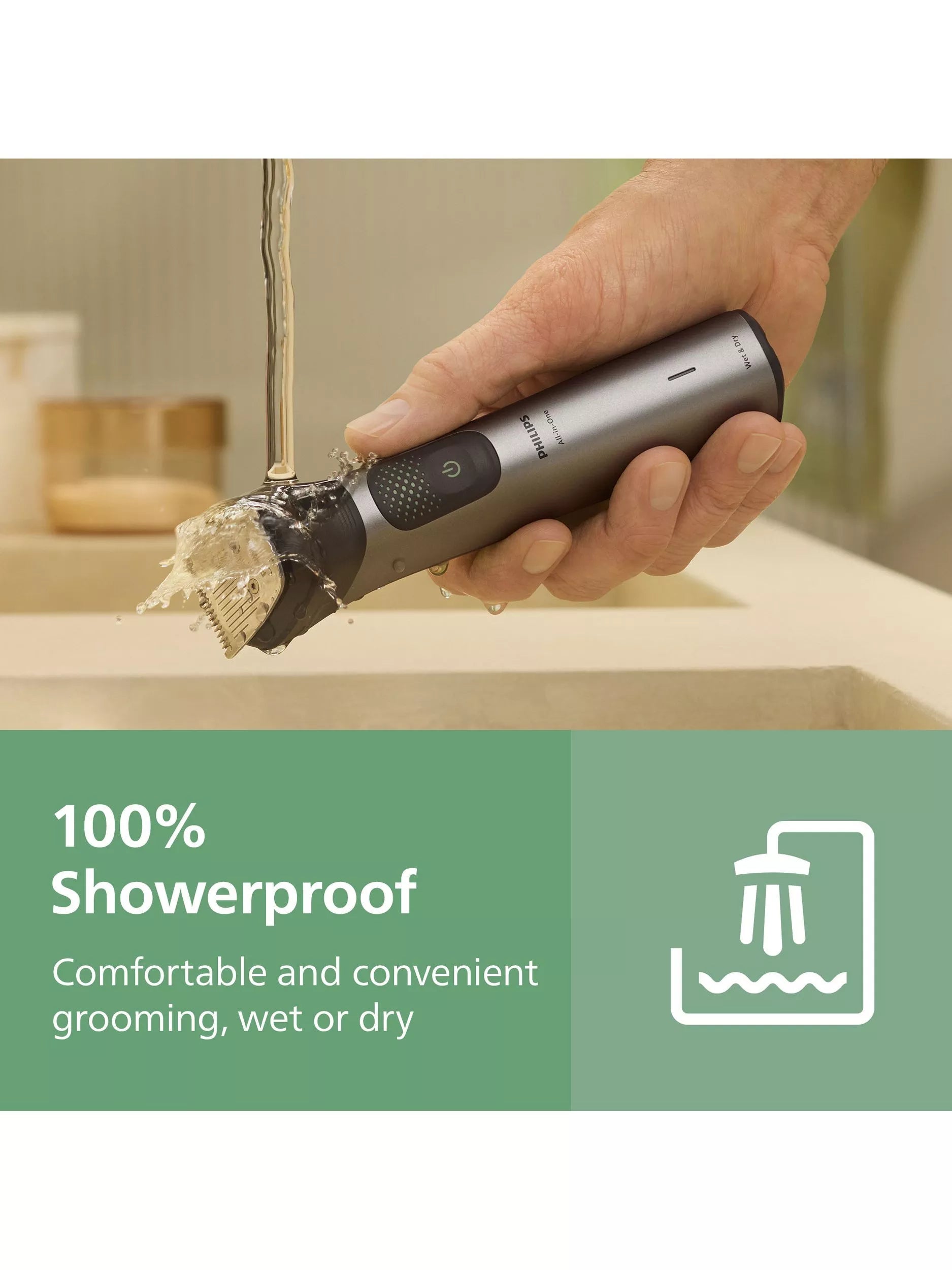 Philips 9000 Multigroom 15-in-1 trimmer in grey, UK version