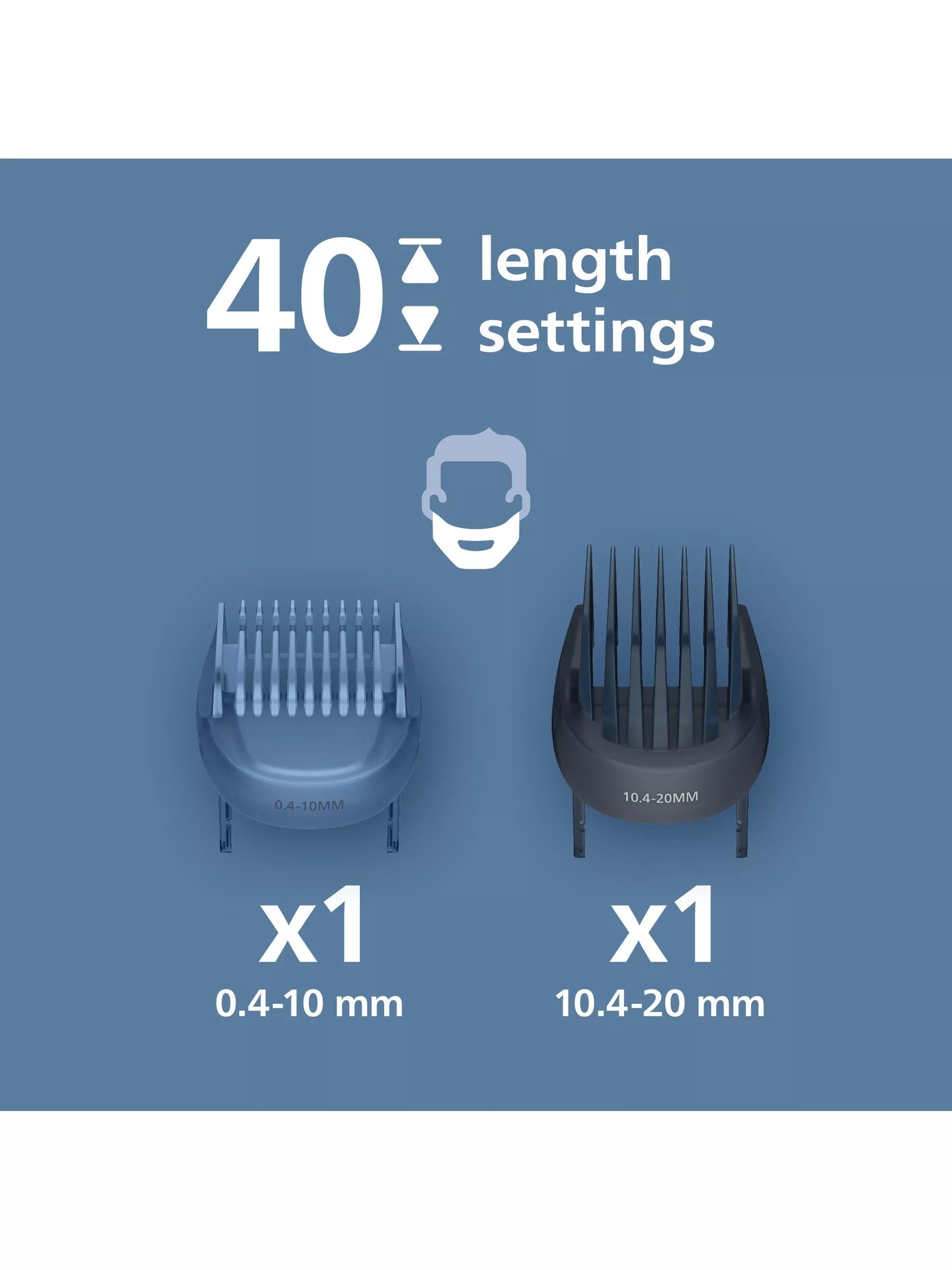 Philips Series 7000 beard trimmer, UK version